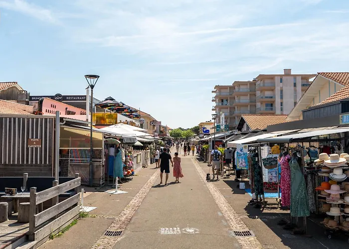 - Cabine: 4 Pers, Proche Plages Et Commerces, Menage Inclus - Fr-1-319-191 公寓 比斯卡罗斯海滩